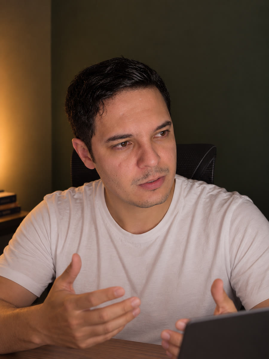 Felipe, Senior AI Engineer à frente da Libti